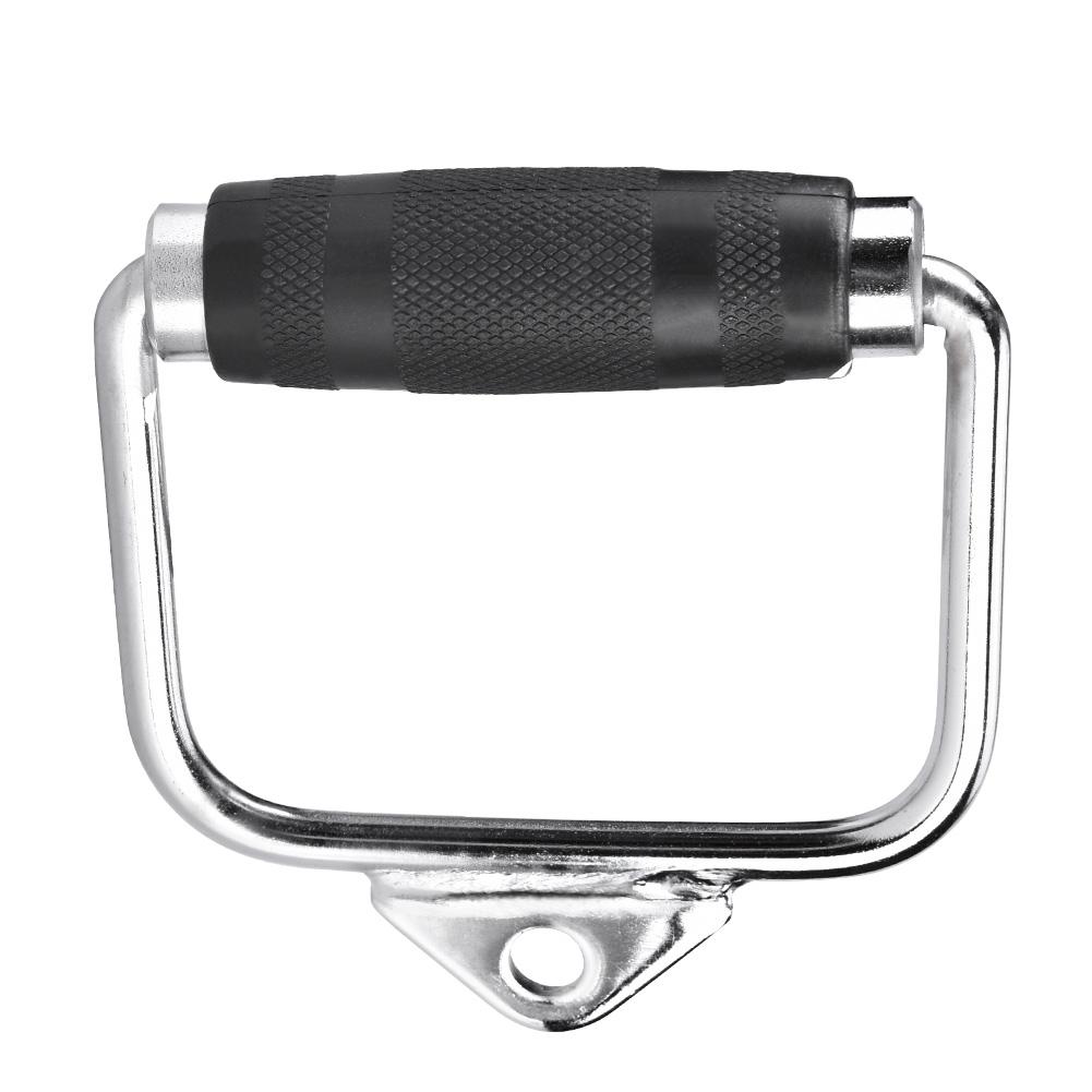 Stirrup Handle Strength Training, Rubber Coated Steel Handle Suitable for Home and Gym Training with Any Cable Exercise NaMachine