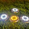Outdoor Solar Garden Decorative Lights 4pcs Corridor Courtyard Lighting Solar Wall Lamp Yard Ground Light for Home Holiday Decor