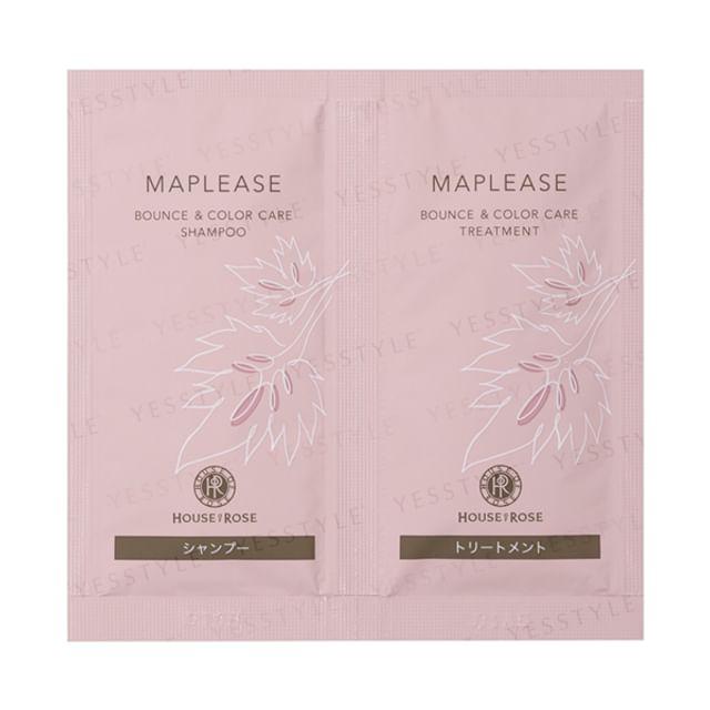 

House of Rose - Maplease Bounce & Color Care Hair Shampoo & Treatment Trial Set 10ml x 2