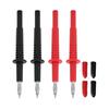 2pc 4mm Accuracy Test Clients Laboratory Grade Instrument Probes Counter Aging PVC Construction for Multimeters