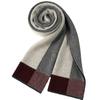 Cashmere men's scarf long scarf business casual plaid trend autumn and winter light 2025 knitting warm and comfortable
