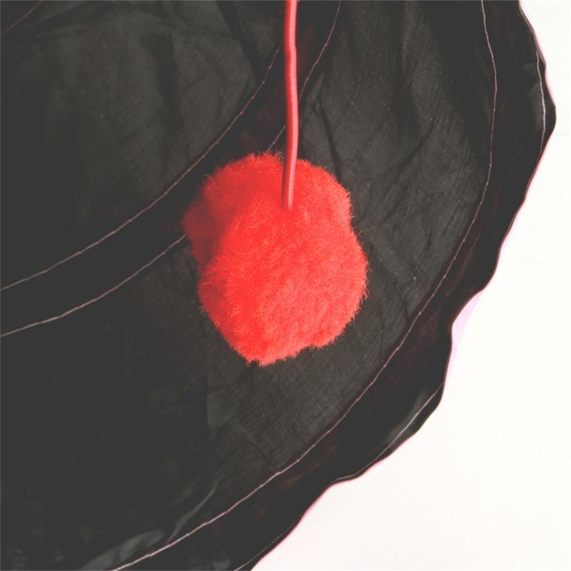Collapsible Tunnels Tube Playing- Tunnel with Pendant Hideaway Tent