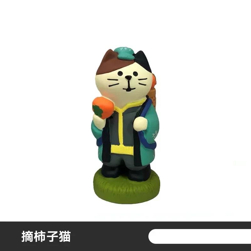 Zakka Japan Teehaus Katze Japan Dekoration Figuren Harz Handwerk Sammlerstück Heimdekoration Schreibtischzubehör Szenendekoration Geschenke