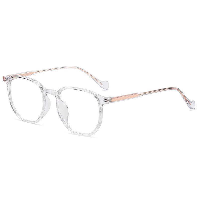 Retro Square Large Frame Myopia Glasses Anti Blue Ray Lightweight Optical Prescription Eyewear for Men Women