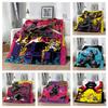 G-Godzilla-S 2 M-Monster King Classic 3D Flannel Blanket Soft Throw Blanket Art For Home Decor Bedroom Bed Sofa Picnic Fans Gift