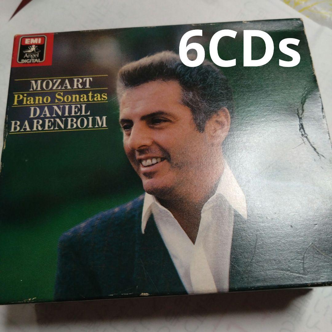 

[USED] 6CD Early domestic black edition Daniel Barenboim Mozart Piano Sonata Collection