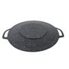 Barbecue Plate Reusable Easy Clean High Thermal Conductivity Coating Surface Grill Pan for Hiking Camping 34cm/13.38in
