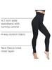 Women's High-Waisted Fleece-Lined Tummy-Control Yoga Pants for Outdoor Fitness and Running