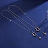 Statement Irregular Geometry Long Necklaces Pendants for Women Personality New Neo Gothic Sweater Chain Accessories
