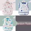 Waterproof Unisex Baby Bib: Anti-Stain Sleeveless Smock for Kids, Reversible Protective Wear.