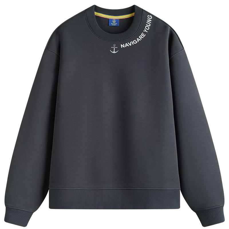 

NVG·YOUNG Men s Cotton Blend Round Neck Sweatshirt XL