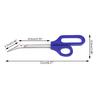 Toenail Scissors with for Extra Long Handle, Special Stainless Steel, Angled Blade,21 for cm