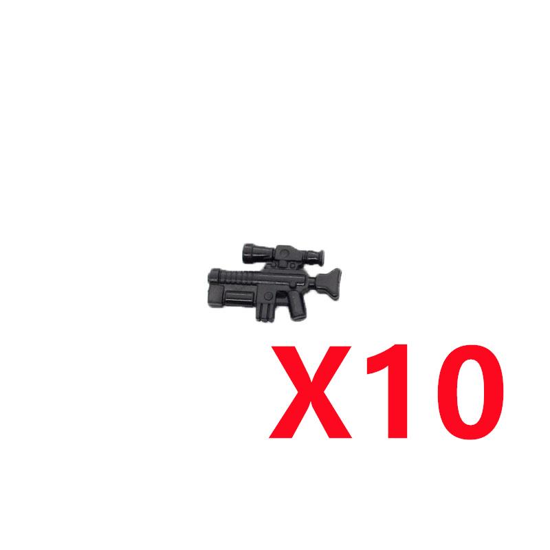 MOC War Building Blocks Movie Characters Soldier Weapons Accessories Rifle Heavy Demolition Pistol Mini Brick Gift Toy X018 DIY