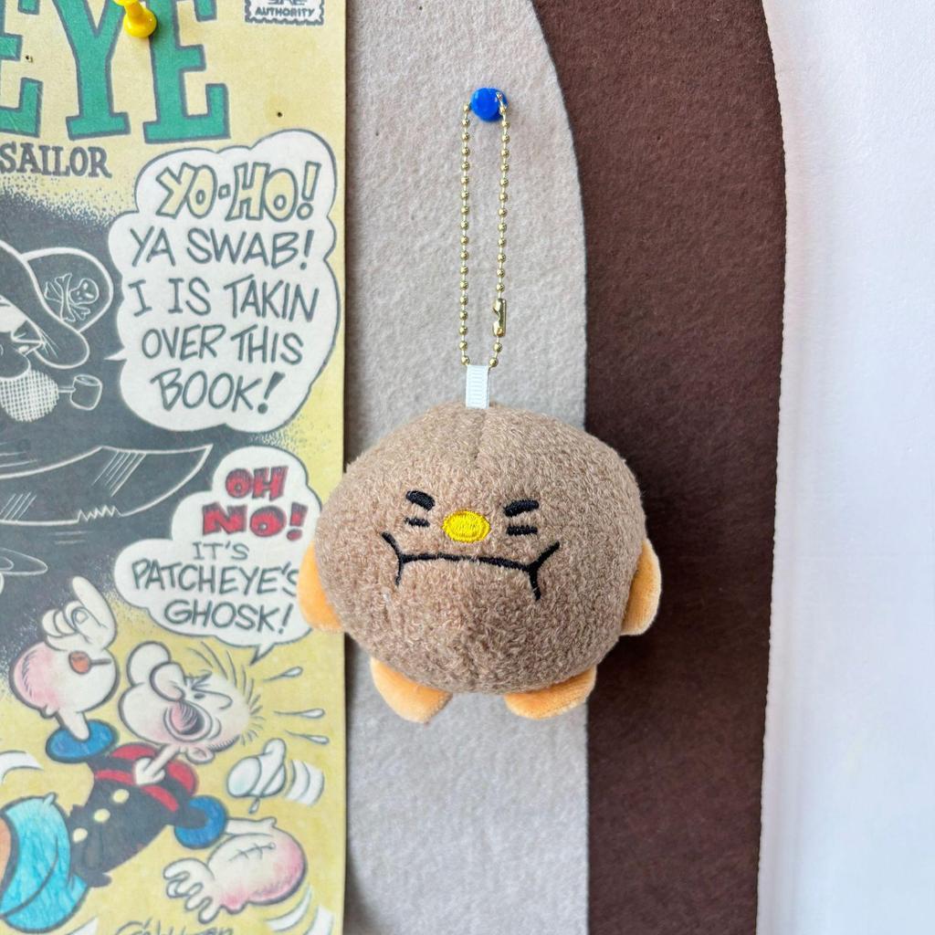 Roztomilý Kreslený Hamburger a Hranolky Plyšový Batoh Přívěsek na Klíče Panenka