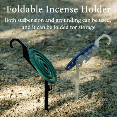 Edelstahl Weihrauch Spule Haken Heavy Duty Outdoor Camping Weihrauch Spule Aufhänger Multifunktionale Faltbare