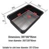 Nano Black Brushed 304 Stainless Steel Sink Drain Basket