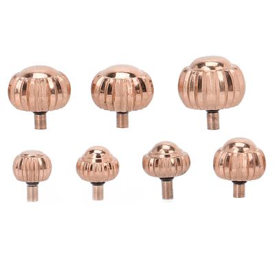 7 Pièces Couronne de Montre de Rechange Or Rose Taille Diversifiée Légère Portable Durable Couronne de Montre