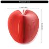 Fruit Shape Note Paper Adheive Note Paper 750Sheets Unlined Small Notepads Writing Pad Notepads for Noting Journaling