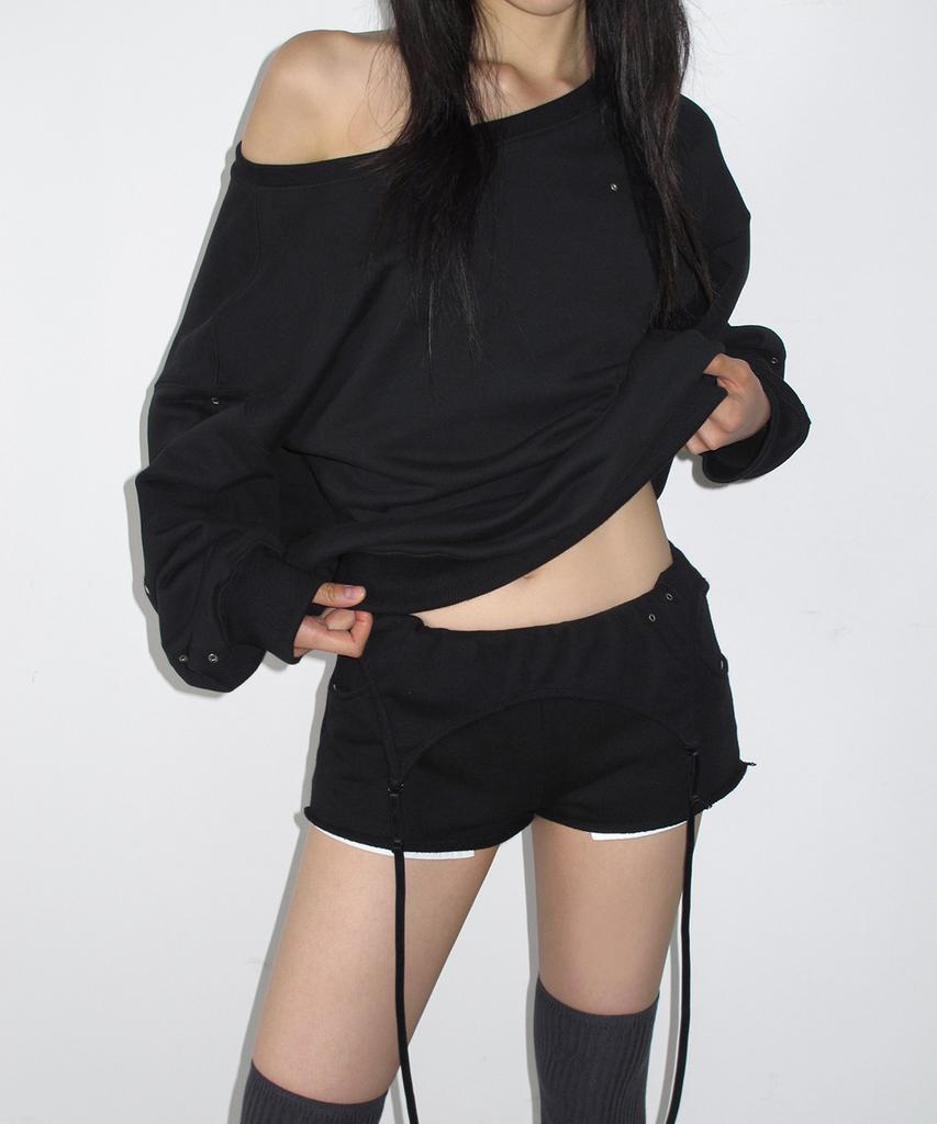 Sailpeulei Layered Shorts / Black