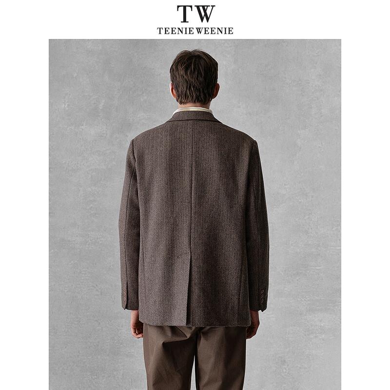Teenie Weenie Men's Business Casual Wool Blend Blazer