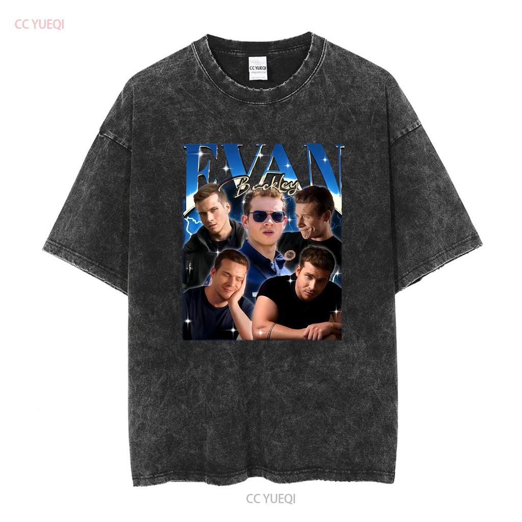Limited Evan Buckley Vintage T Shirt For Fan Retro 90s Sweater Softstyle long or short sleeves vintage Washed