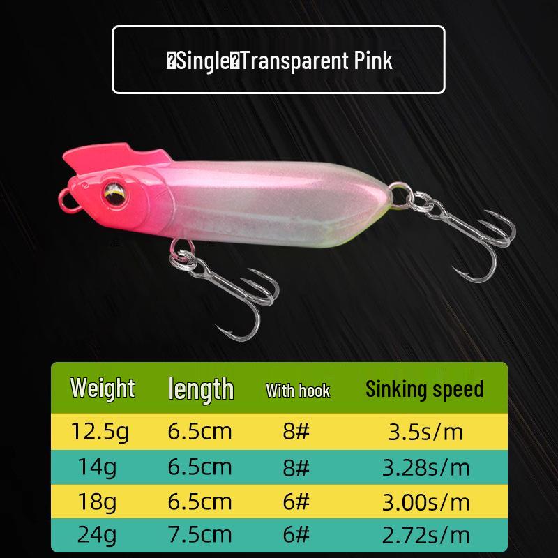 Ultra-Long Cast Chicken Comb Lure for Gudgeon, Mandarin Fish, and Perch