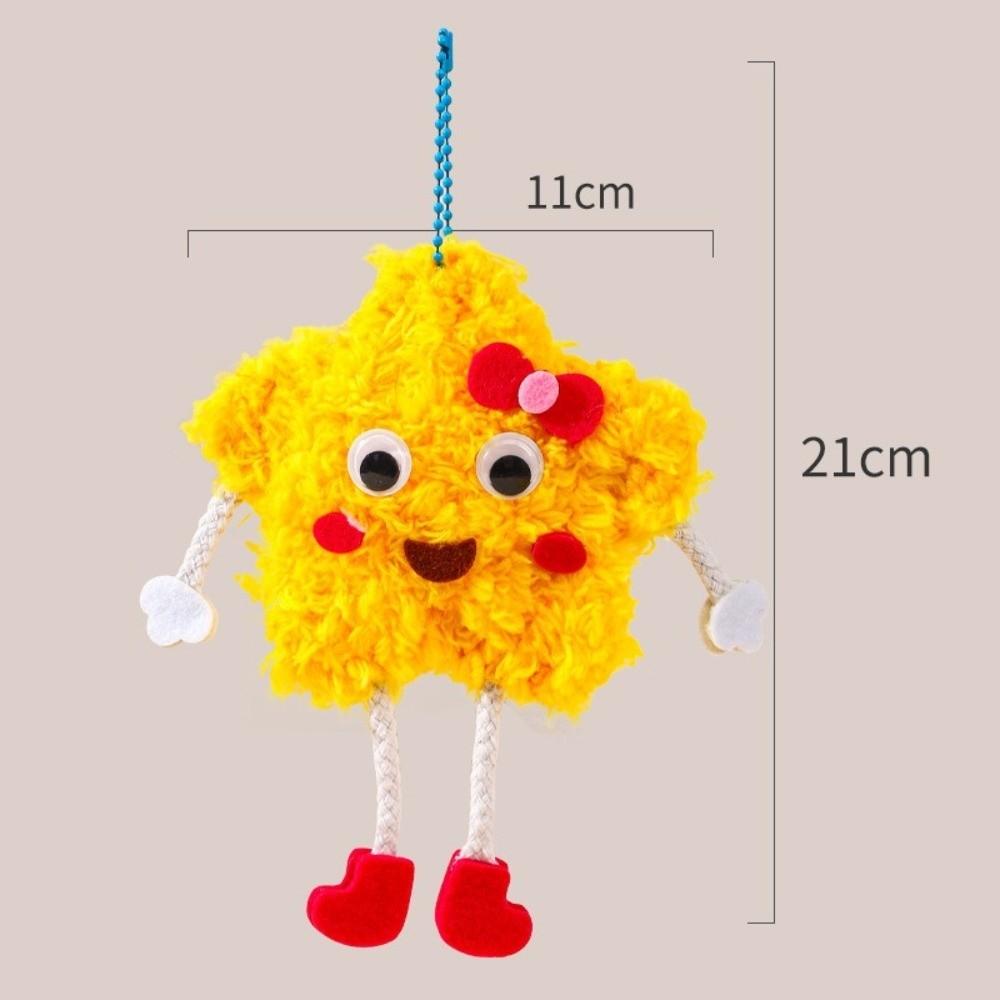 Cartoon Fruit Embroidery Doll Pendant Wool Embroidery Handmade Crafts Toys  Educational Toys