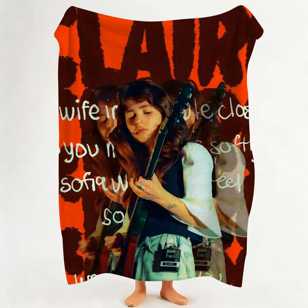 

Singer C Clairo Throw Flannel Throw Blanket Suitable for Sofa Living Room Bedroom 75cmx90cm