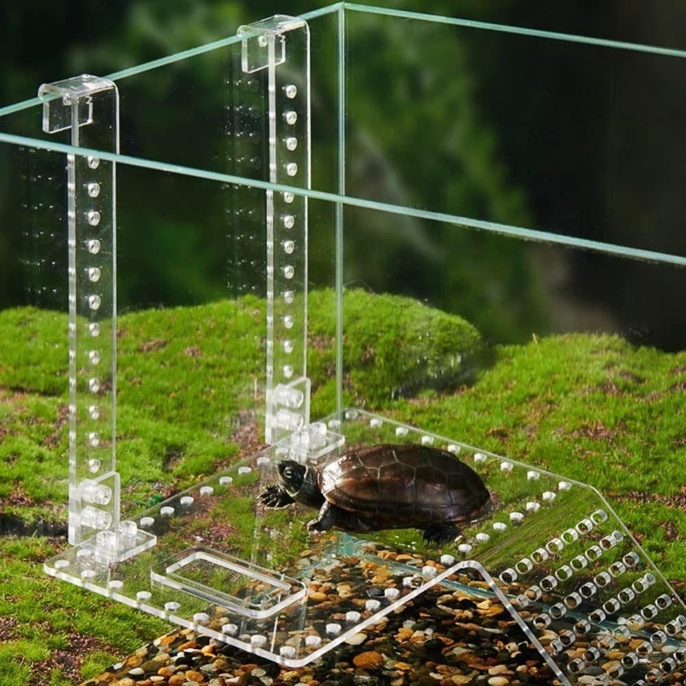 Adjustable Turtle Basking Platform Hanging Aquatic Reptile Tortoise Resting Terrace Turtles Dock