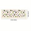 1PC Microwave Oven Machine Washable Cloth Cover Multi-purpose Cotton Linen 100*35cm Grease Proof Cover Kitchen Decor Dust Cover