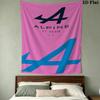 F1 Cars Pattern Wall Tapestry Aesthetic Wall Hanging Printed Fabric Blanket Decorative Tapestries for Bedroom Living Room Home Decor