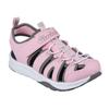 Girls Cut Out Closed Toe Flat Sandals