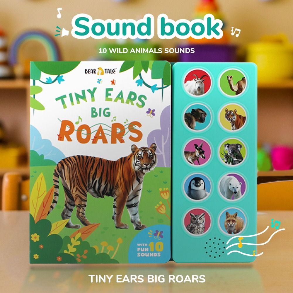 Activity Book Sounds Books Animal Cry Sound Interact Books 0-36M Wild Animal Kids Books  Baby