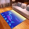 Gradual Change Large Carpet Feather Wind Bedroom Floor Mat