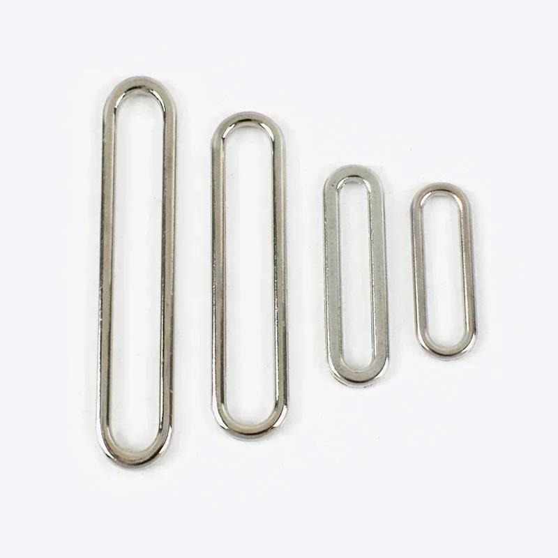 

Meetee 30 шт. 20/25/30/40/50 мм Металеві потрійні регульовані пряжки Застібка для бретельок бюстгальтера Прикраса Кільцевий гачок для білизни Швейні аксесуари 20mm