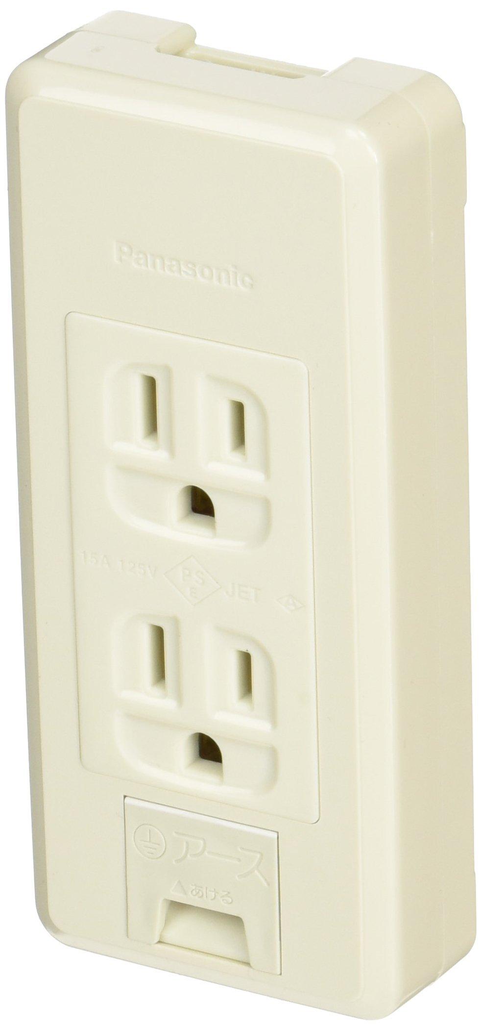 

Panasonic Refine Series Grounded Double Outlet with Exposed Earth Terminal Full Terminal WKS217