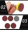 1 Inch 100 Sanding Paper Discs Pad 25mm 100-3000 Grit Abrasive Polishing Pad Kit For Dremel Rotary Tool Sandpapers Accessories
