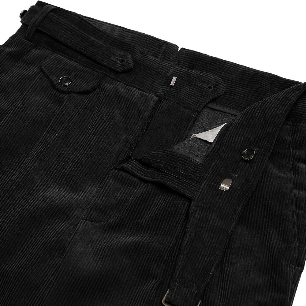 Solti 8Wale Corduroy Side Trousers (Black)