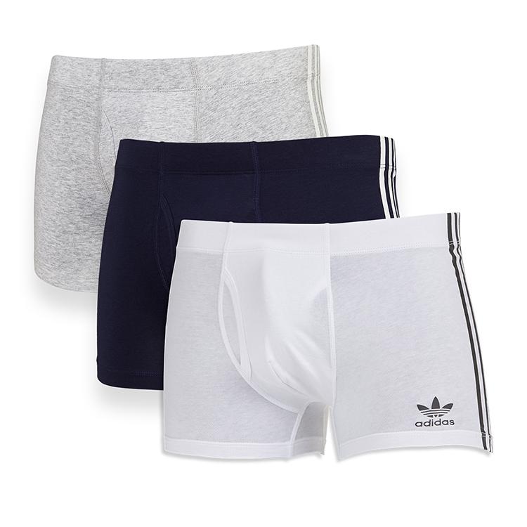 

Adidas Хлопковые боксеры-брифы Originals Быстросохнущие Влагоотводящие Защищающие от натирания Дышащие 3 штуки Мужское нижнее белье 4A1M51-908 M