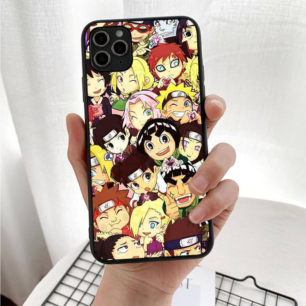 Case for OPPO Reno 8 6 5 Pro Find X3 A17 A3 A31 A38 A40 A53 A54 A55 A74 A76 A78 A77 A80 A94 A95 A96 Lite Black Sofe Cover WI57 Naruto Anime