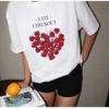 Western Style Fashion Casual Loose Print Short Sleeve Cotton T-shirt Top Loose Printed T-shirt Top