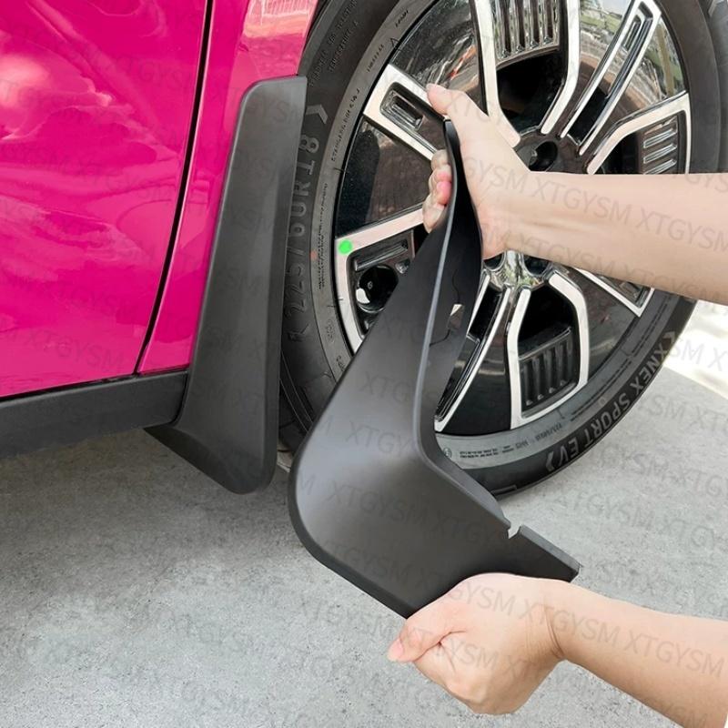 ABS Mud Flaps Splash Guards Mudguards Fenders Flap Guards Car Accessories For GWM Ora 5 2025 - 2027 Front Rear Anti-Scratch Se