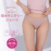 Sanitary Water Absorbent 5 Layer Regular M [Lucien] Shorts, Shorts, Structure, Type, Femoon, Women's, Black,