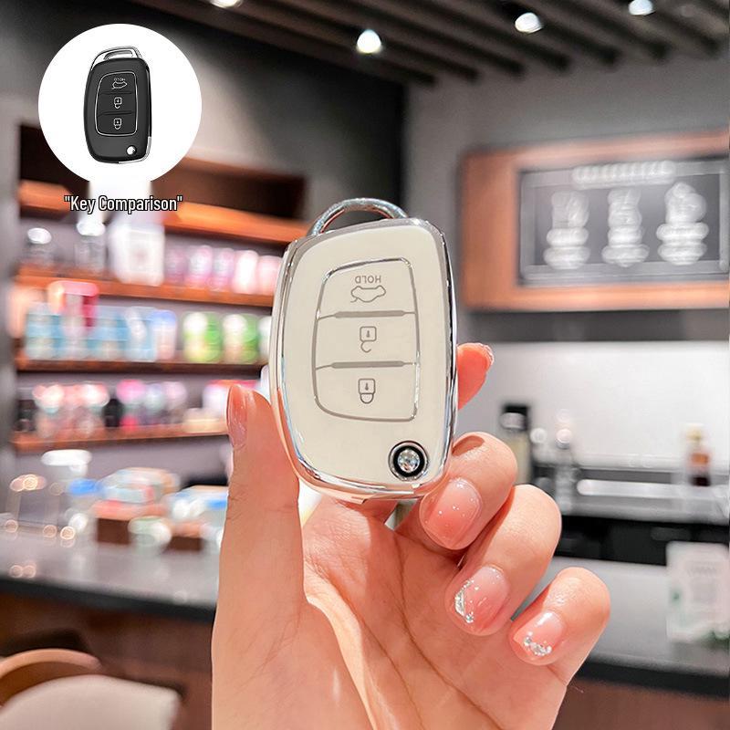 Hyundai Schlüsselhülle für ix35, Langdong, Lingdong, Mingtu, Elantra, ix25, Reina, Santa Fe, Fiesta