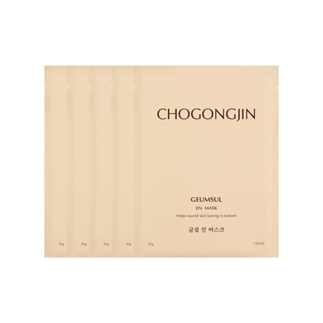 MISSHA Набор масок Chogongjin Geumsul Jin 30g x 5 sheets