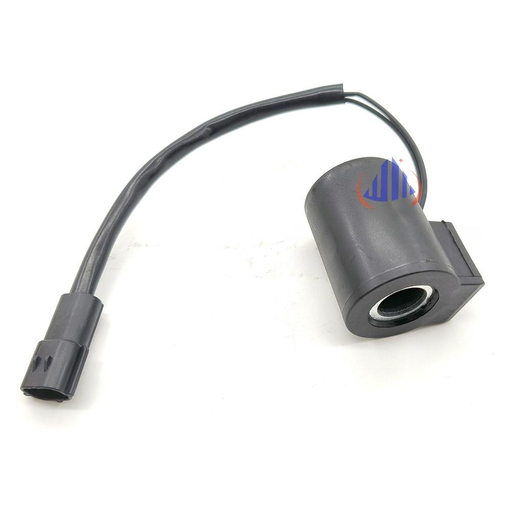 24V Solenoid Valve Coil for DX55 DX75 Excavator Pilot Safety Lock Systems Supporting Factory Electrical Integration