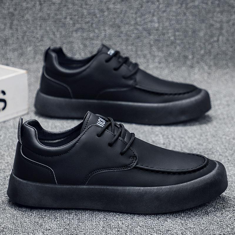 2025 Spring New Thick Soled Men Shoes Leather Surface Trend Sports Leisure Shoes British Style Loafer Casual Loafer