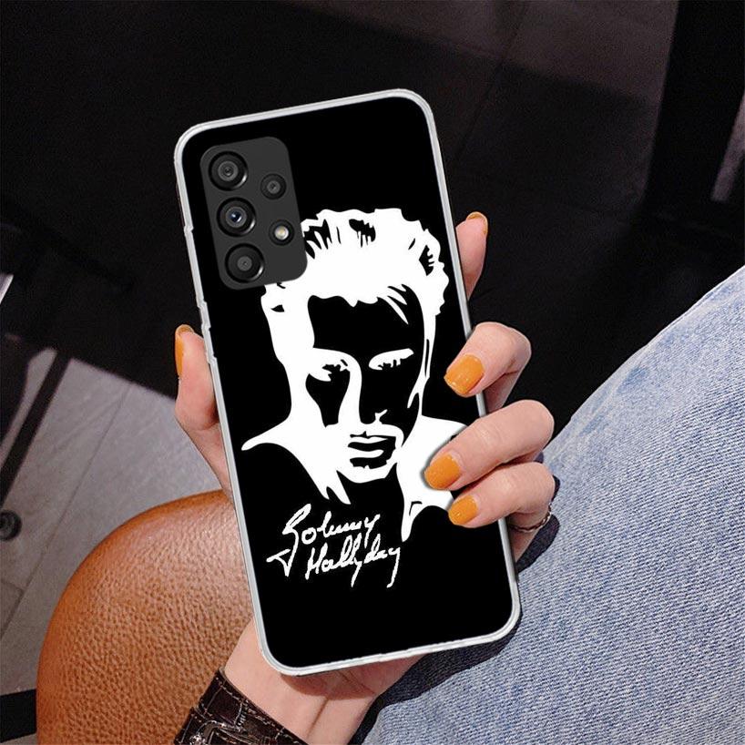 Johnny Hallyday Music Phone Case For Samsung Galaxy A17 A16 A15 A14 A13 A57 A56 A55 A54 A53 A37 A36 A35 A34 A33 A26 A25 A24 A23