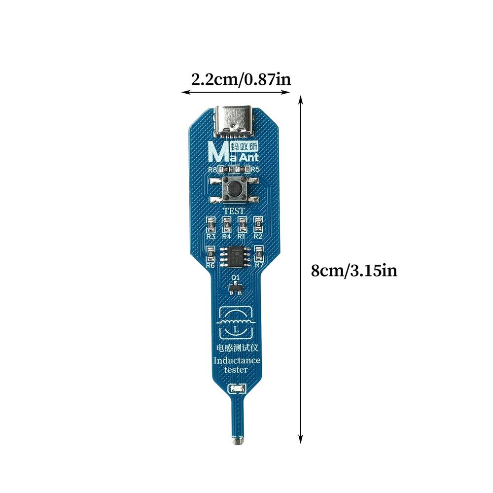 

Component Tester Quick Check Portable Precise Tools Motherboard Coil Tester Electronic Detector for Phone Repair Circuit синій