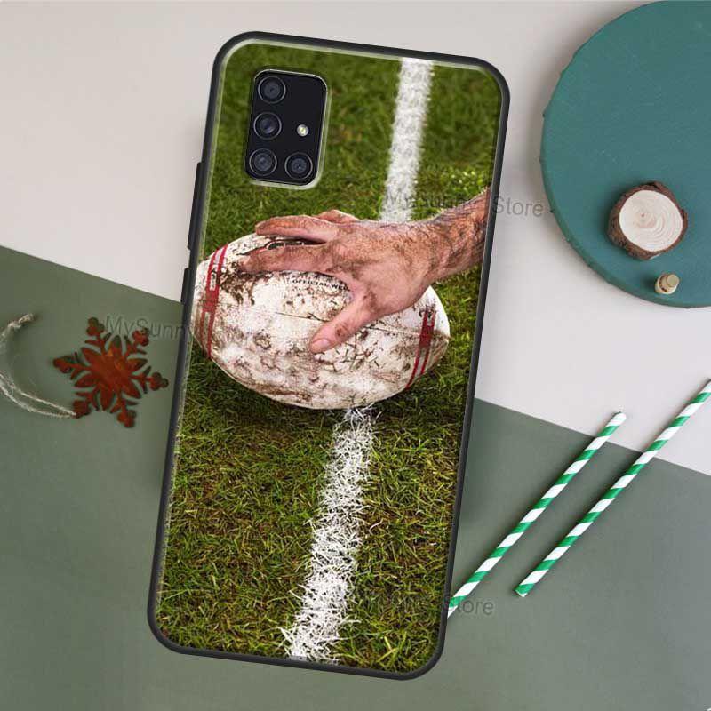 Rugby Ball Kit Team Case For Samsung A32 A52 A12 A42 A72 A02 A10 A20 S A40 A50 A70 A11 A31 A51 A71 A21S A20e Samsung A21S